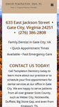 Mobile Screenshot of gatecitydentalpractice.com